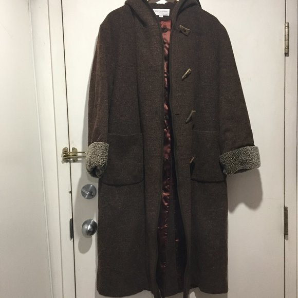 VINTAGE JONES NEW YORK WOOL BLEND COATS SIZE 6/6P - Picture 2 of 12